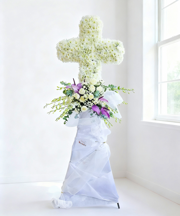 Kệ hoa thánh giá chia buồn