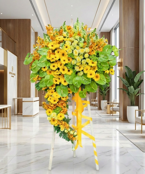Kệ hoa khai trương vàng phát đạt gallery
