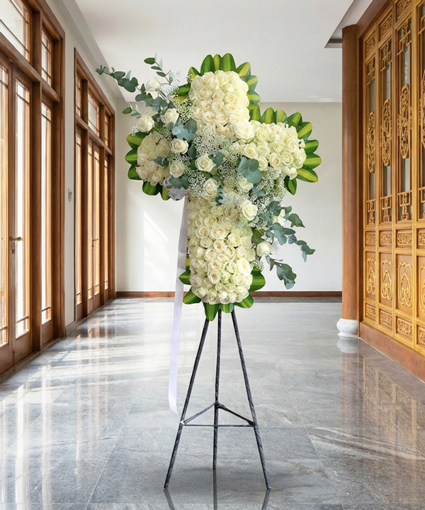 Kệ hoa thánh giá trắng tinh khôi gallery