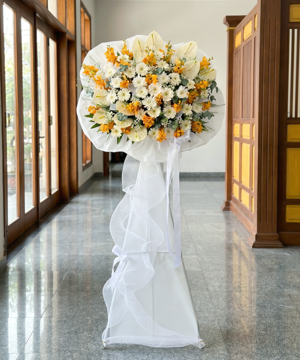 Lãng hoa dòng nhớ trắng vàng sang trọng gallery
