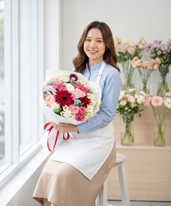 Bó hoa đồng tiền dấu ấn thành công gallery