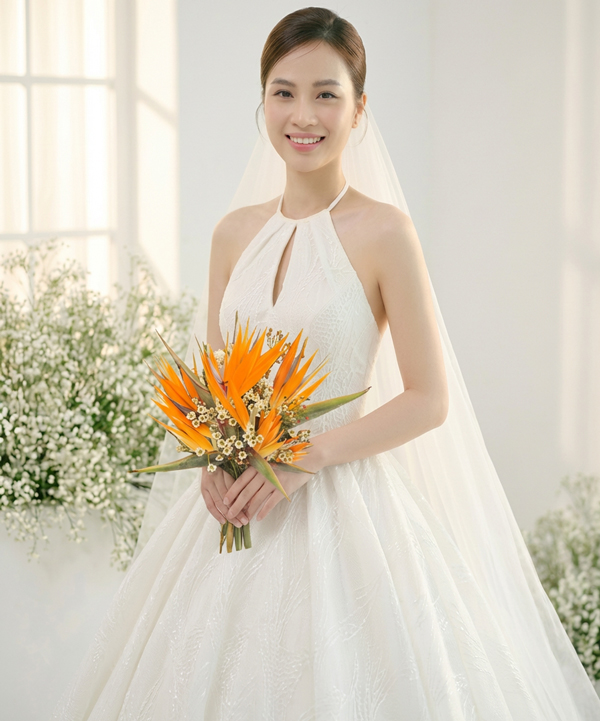 Hoa cưới thiên điểu cá tính gallery