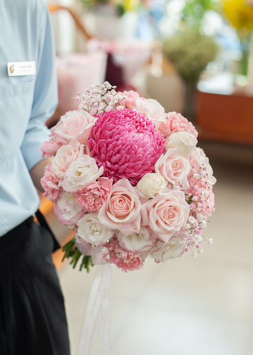 Hoa cưới hồng pastel dịu dàng gallery