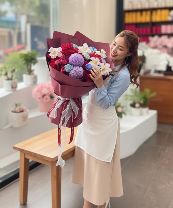 Bó hoa tốt nghiệp hành trình rực rỡ gallery